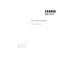 ZANKER ZKK3121F Owners Manual