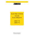 ZANUSSI ZBM775W Owners Manual