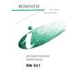 ROSENLEW RW601 Owners Manual