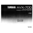 YAMAHA AVX-700 Owners Manual