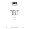 ZANUSSI WJD1457W Owners Manual