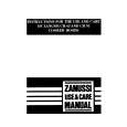 ZANUSSI CH63W Owners Manual