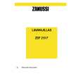 ZANUSSI ZDF210F Owners Manual