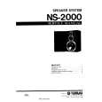 YAMAHA NS2000 Service Manual