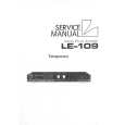 LUXMAN LE-109 Service Manual