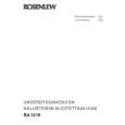 ROSENLEW RA3210W Owners Manual