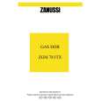 ZANUSSI ZGM78ITX Owners Manual