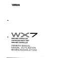YAMAHA WX7 Owners Manual